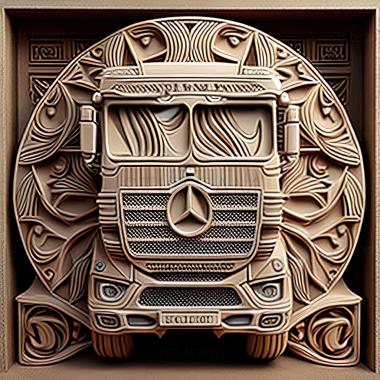 3D модель Mercedes Benz Axor (STL)